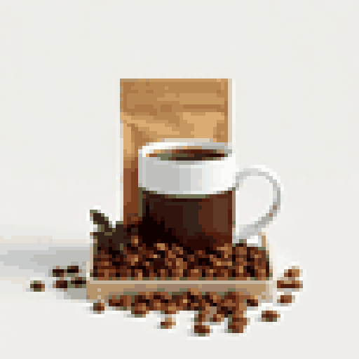 ชุดแก้วกาแฟเซรามิกพร้อมเครื่องบด (ภาพประกอบ AI)